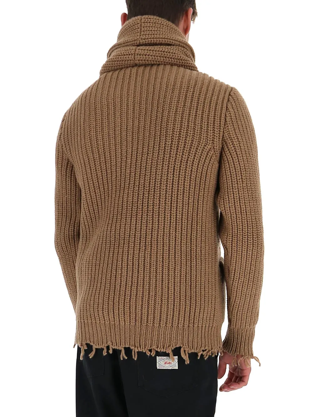 Alanui Rib Knit Peacoat