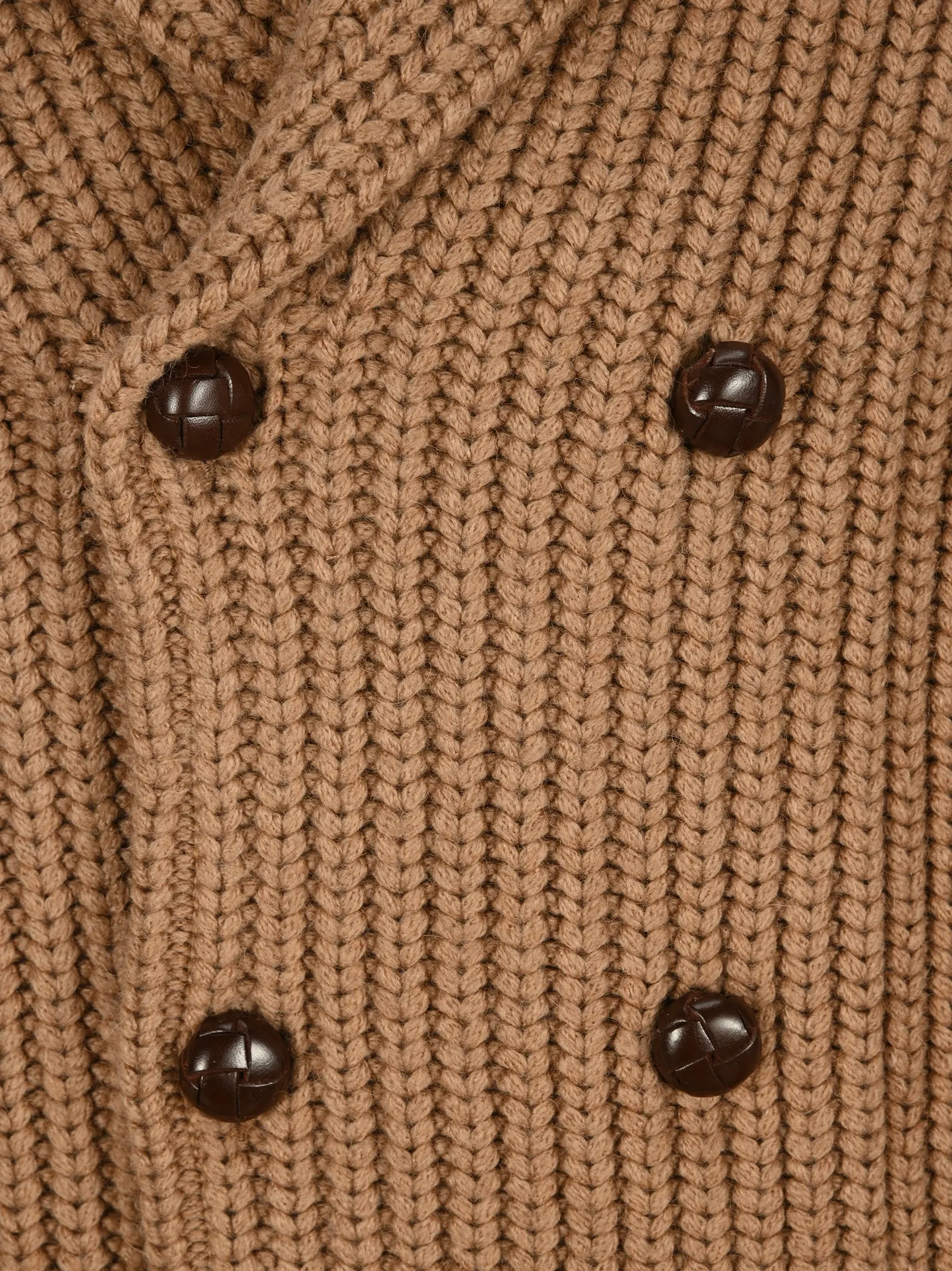 Alanui Rib Knit Peacoat