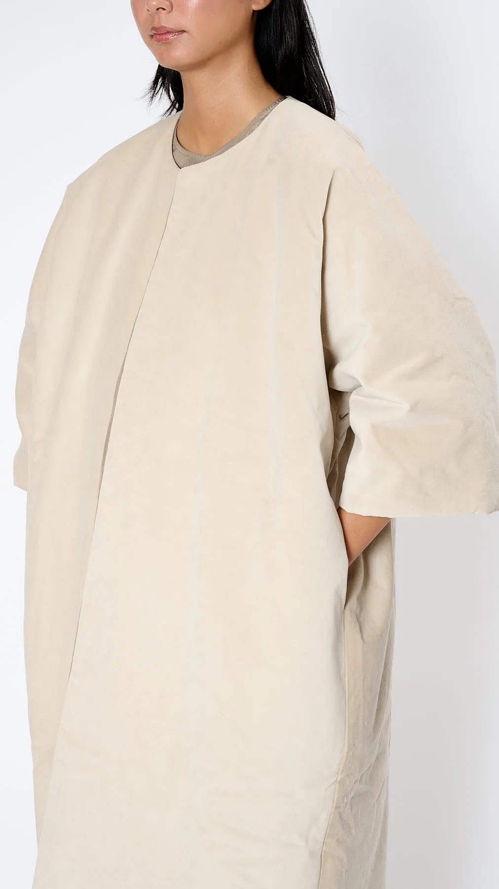 Carola Reversible Padded Coat in Shell
