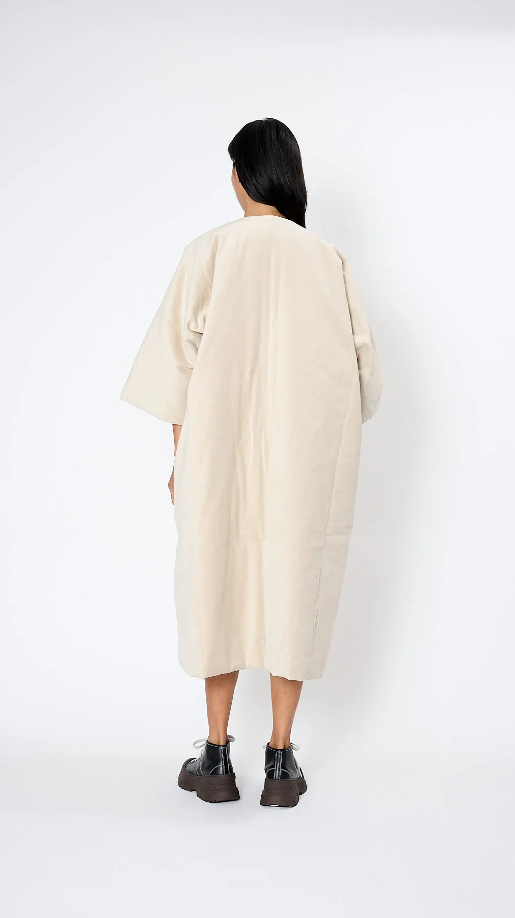 Carola Reversible Padded Coat in Shell