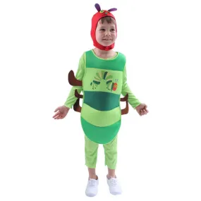 Caterpillar Cosplay Costume Boys Girls Halloween Jumpsuit Book Week Dress Up for Kids