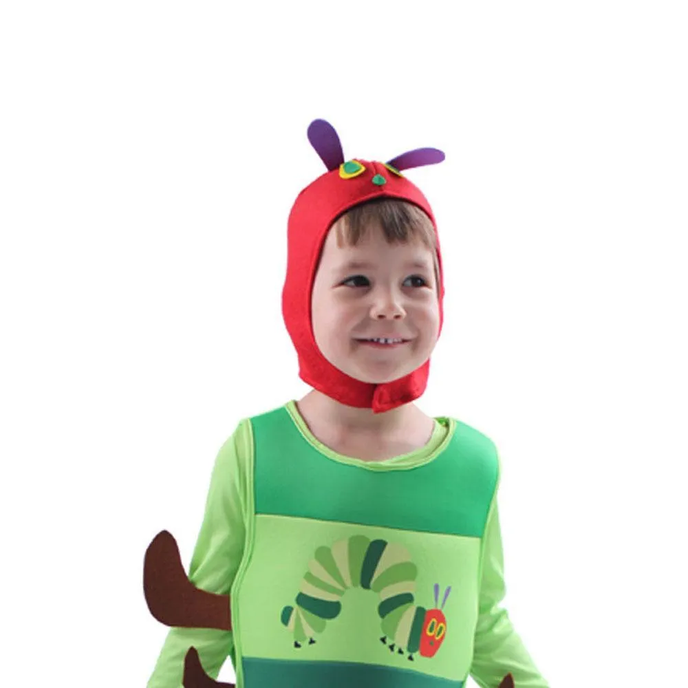 Caterpillar Cosplay Costume Boys Girls Halloween Jumpsuit Book Week Dress Up for Kids