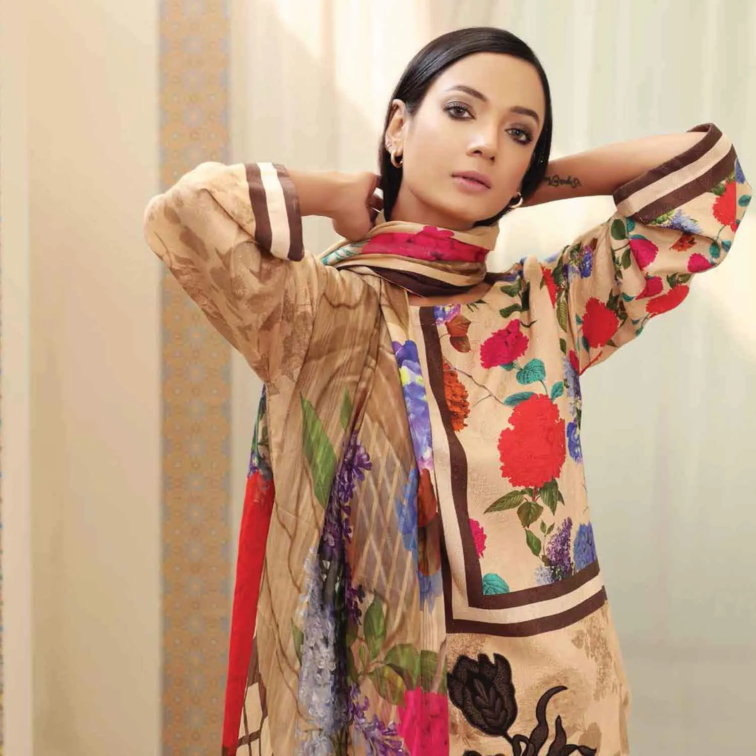 Charizma Embroidered Silk Jacquard Collection 2019 – CC-32