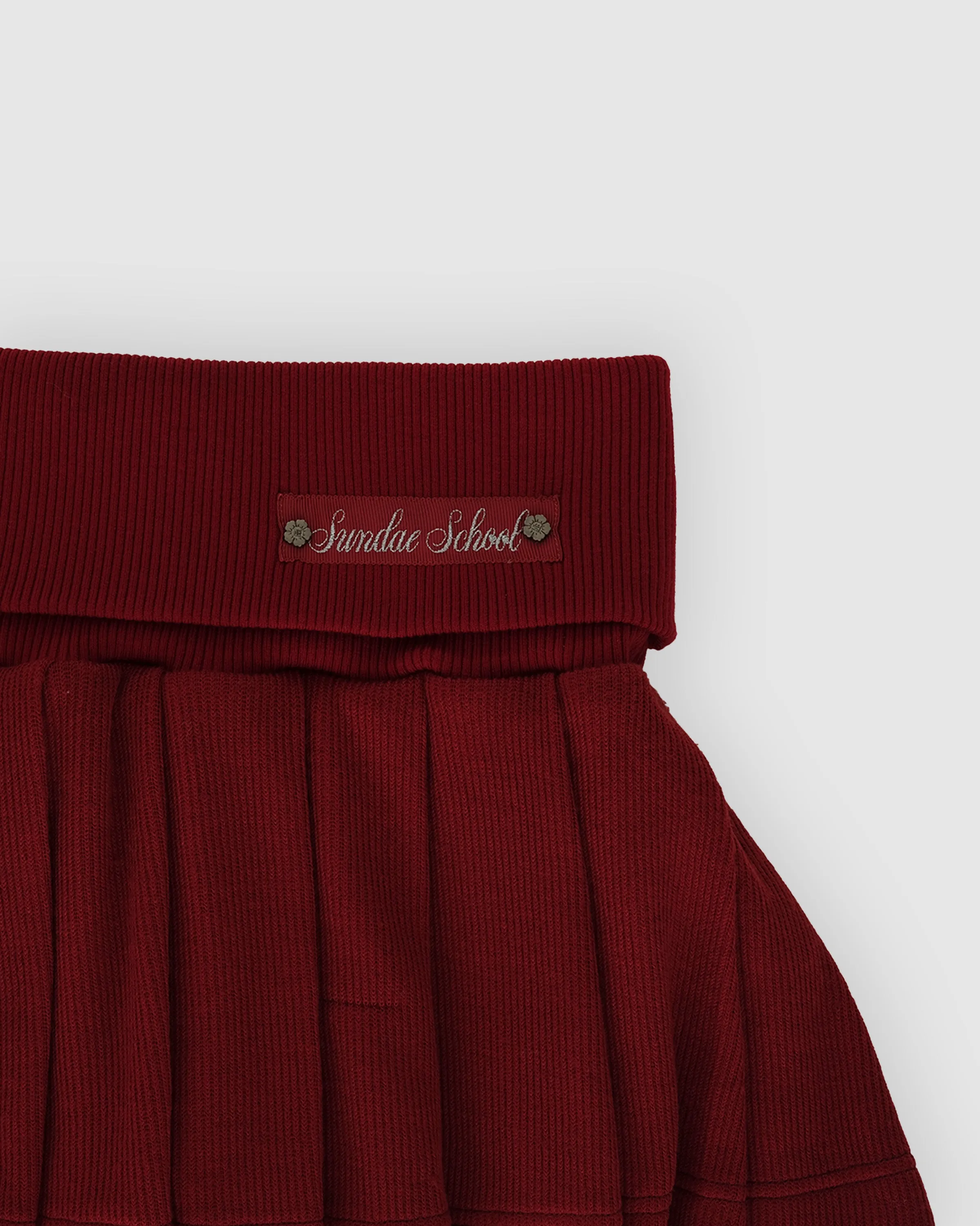 GOCHUJANG KNIT FOLD OVER SKIRT   LEGWARMER