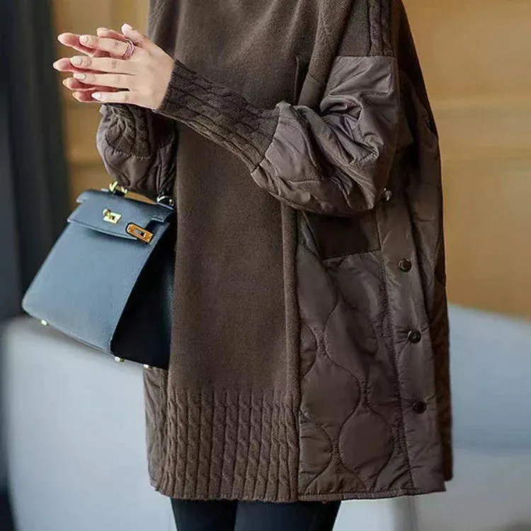 Ingrid - Unique turtleneck jumper dress