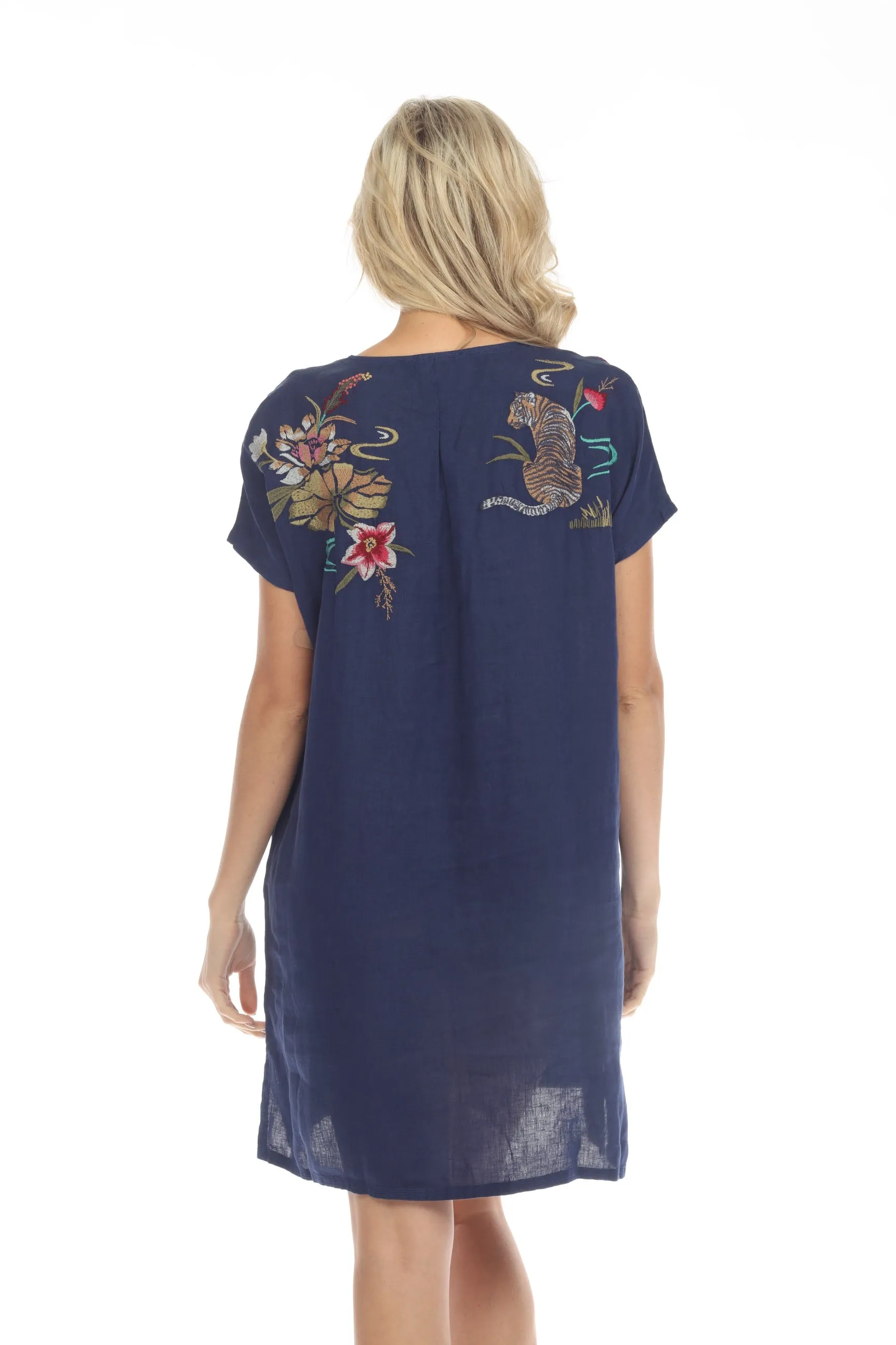 Johnny Was JWLA Maisie Easy Button Tunic Dress J36723 Boho Chic