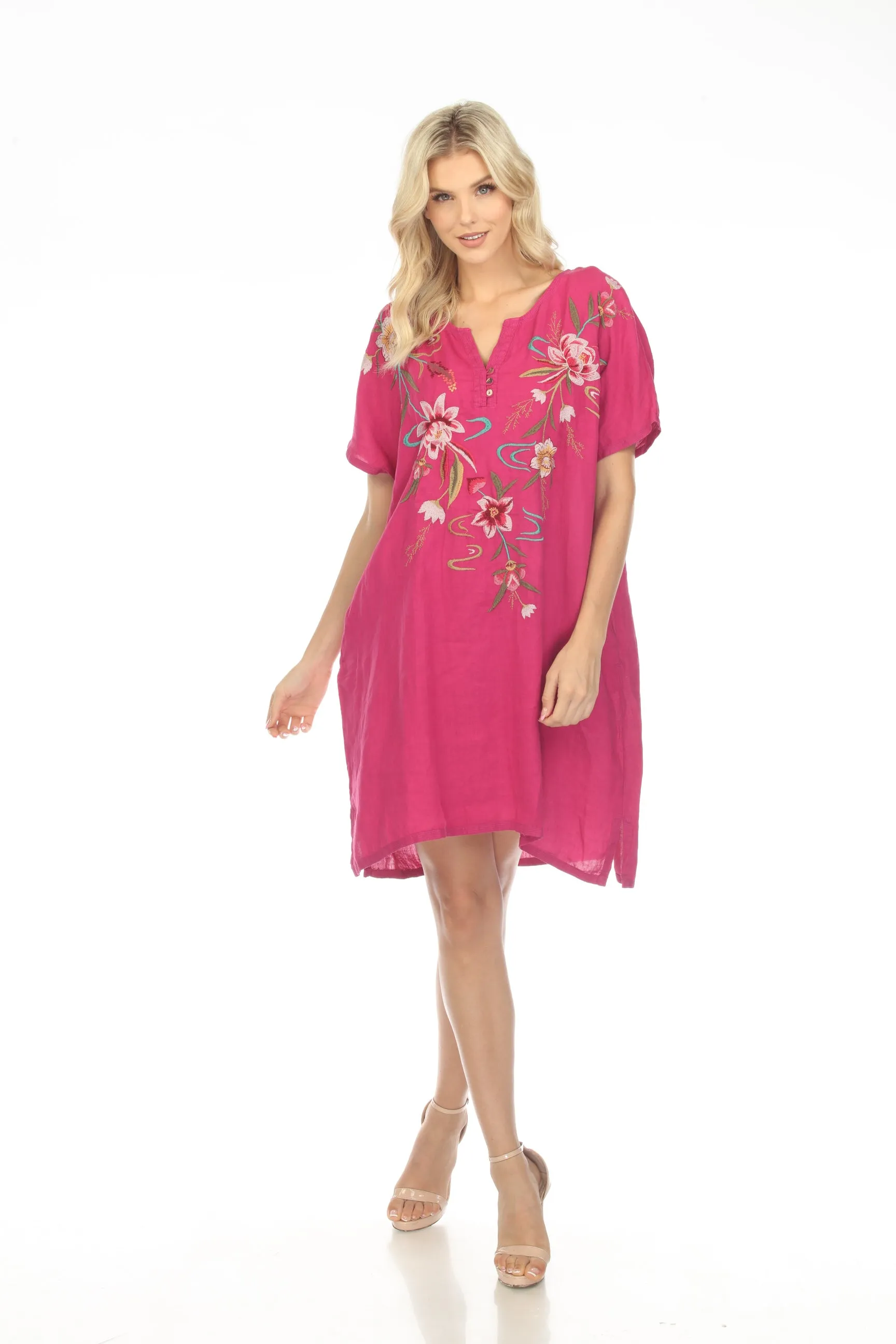 Johnny Was JWLA Maisie Easy Button Tunic Dress J36723 Boho Chic