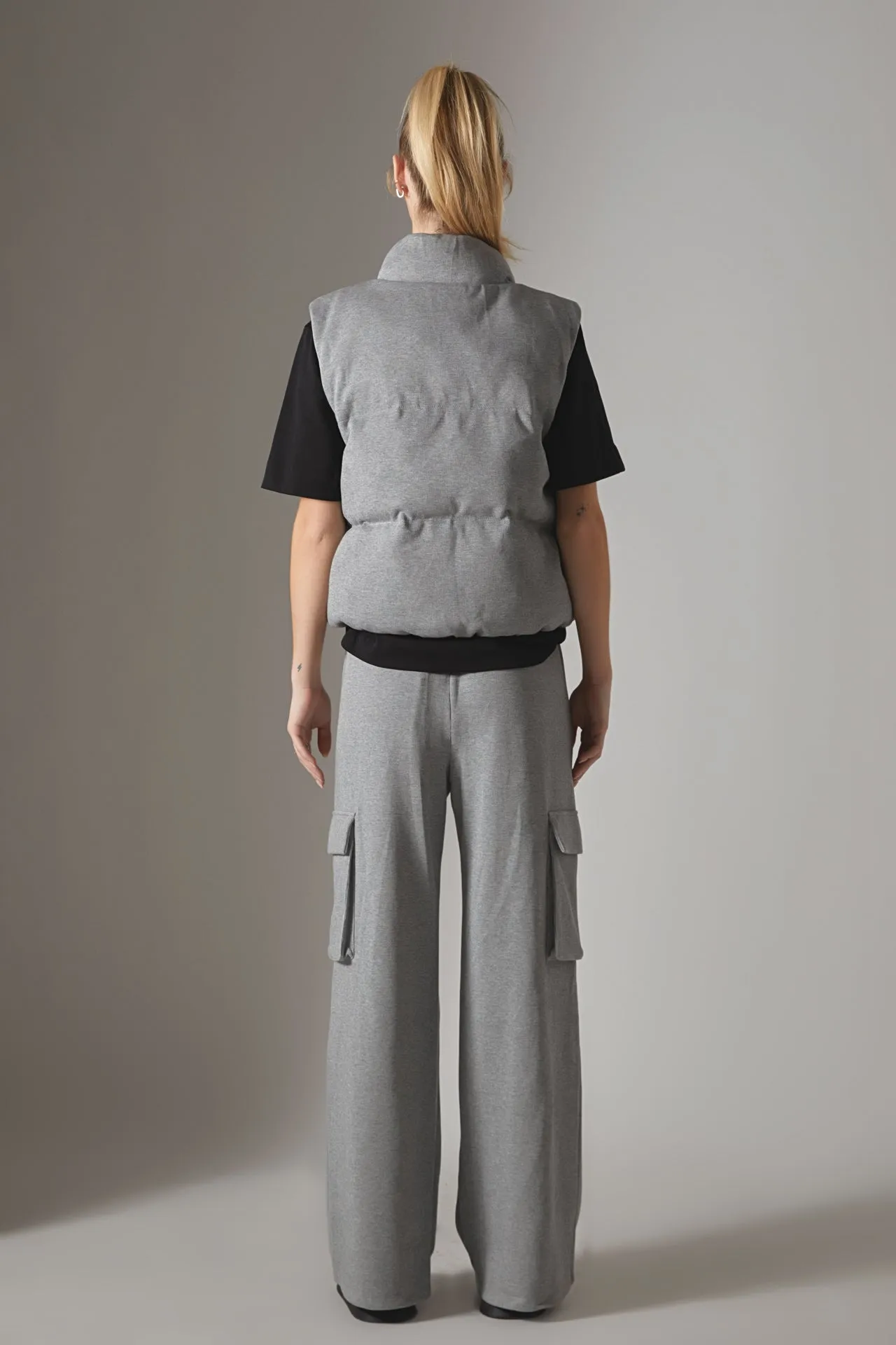 Knit Puffer Vest