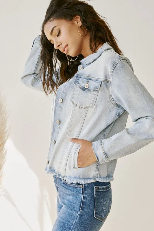 Light Wash KanCan  Denim Jacket