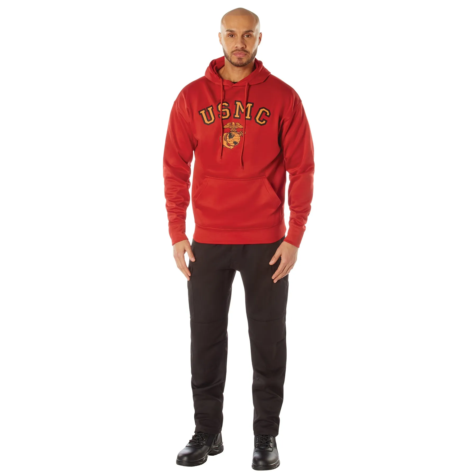 Military USMC Eagle, Globe, and Anchor Hooded Sweatshirts