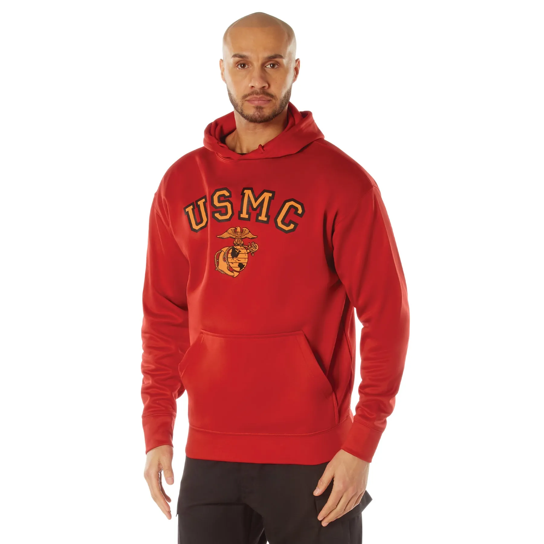 Military USMC Eagle, Globe, and Anchor Hooded Sweatshirts