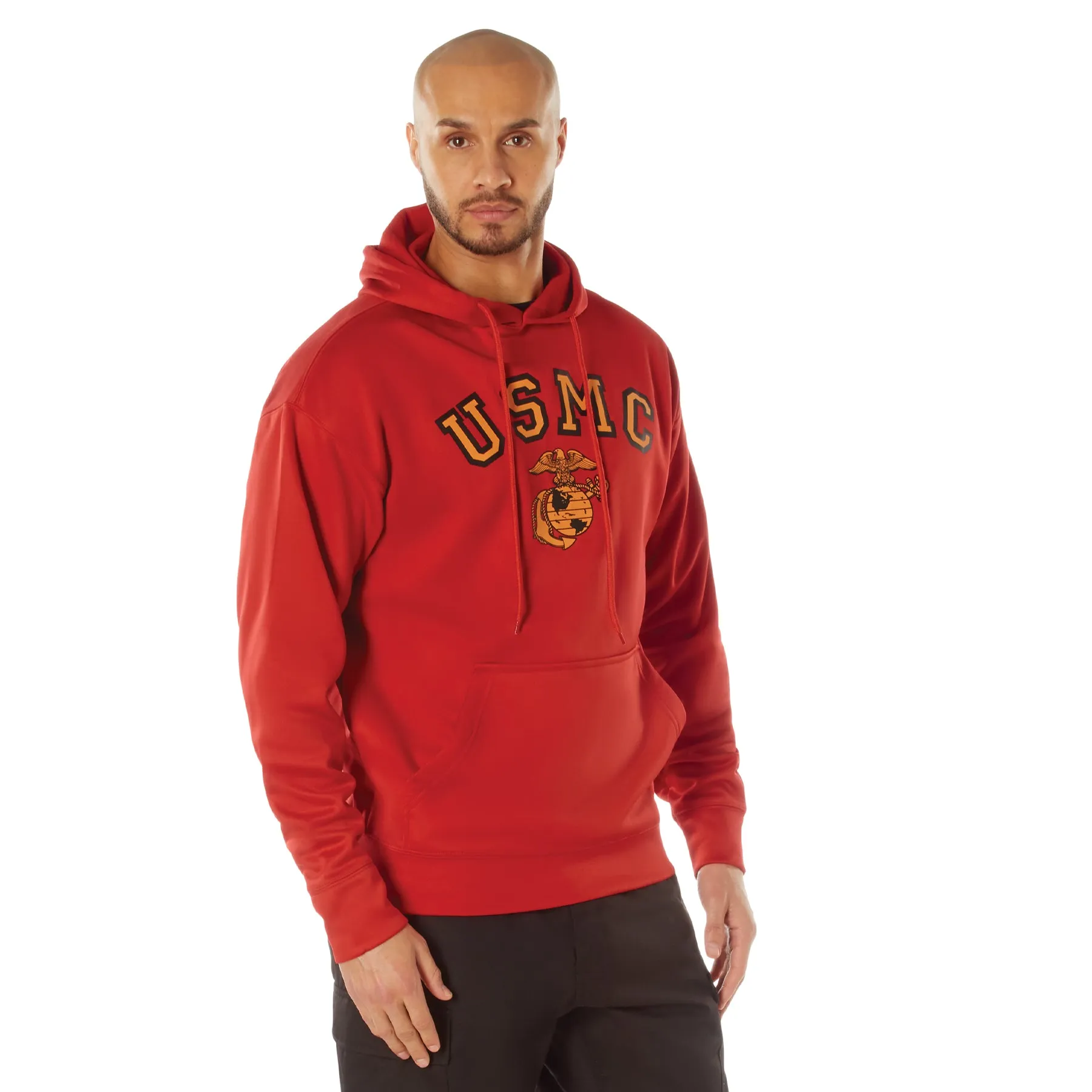 Military USMC Eagle, Globe, and Anchor Hooded Sweatshirts