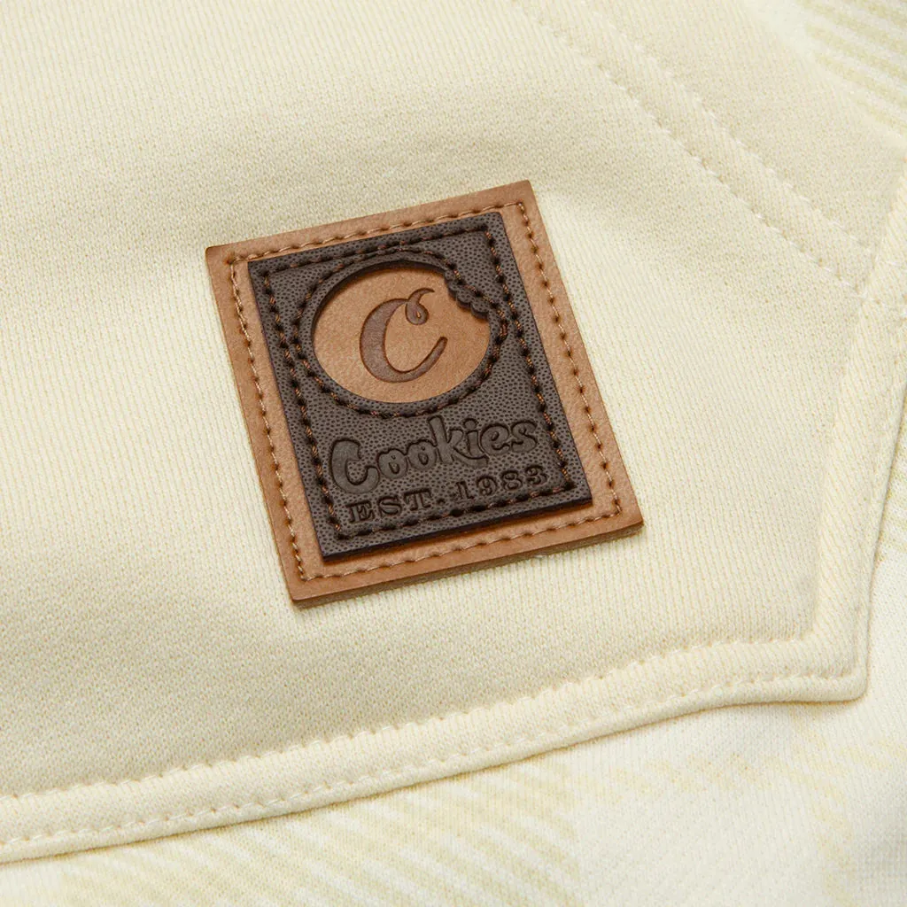 Park Ave Fleece Pullover Hoodie - Cream