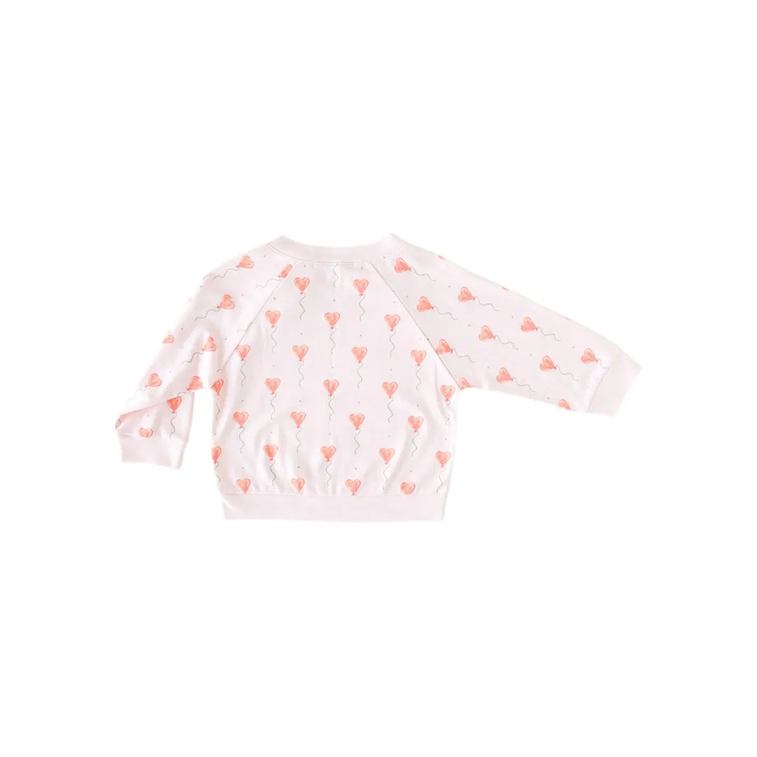 Pink Heart Balloon Legging Set