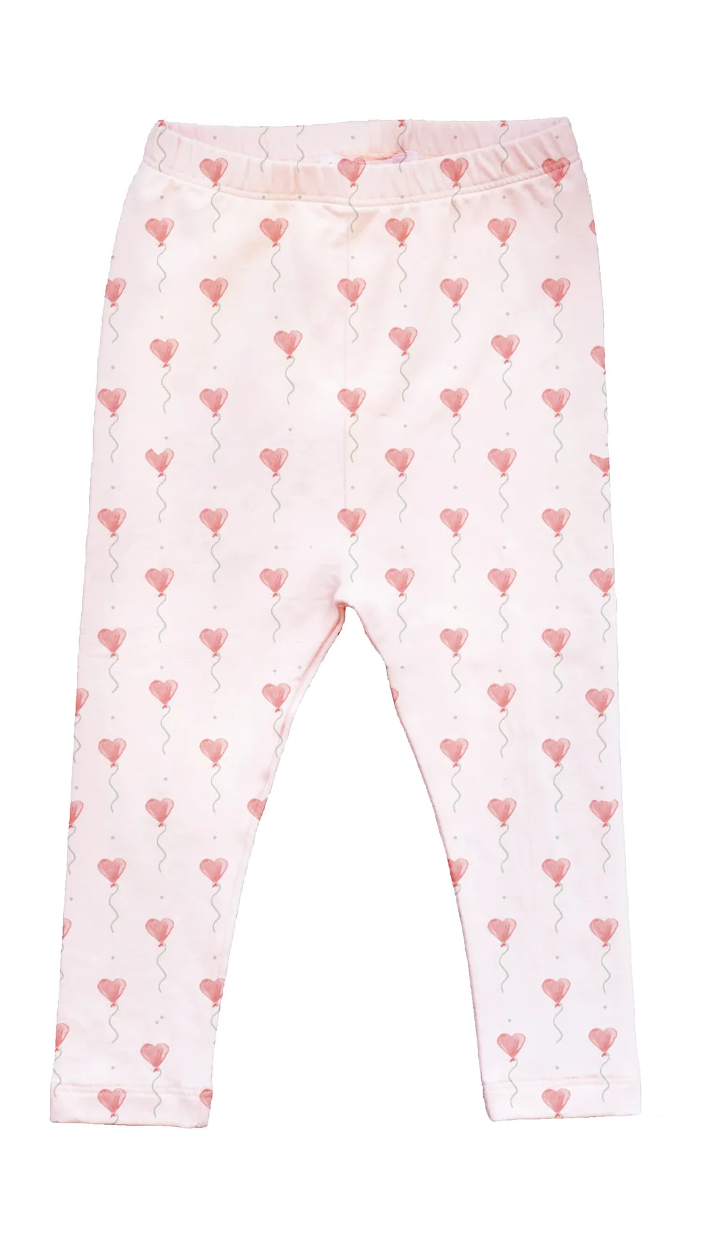 Pink Heart Balloon Legging Set