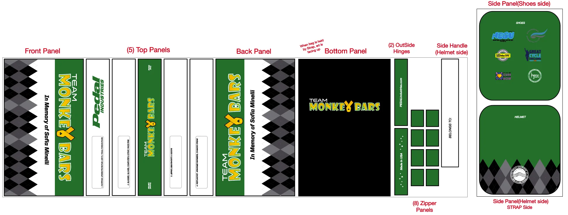 Team Monkey Bars  RACEDAY BAG™