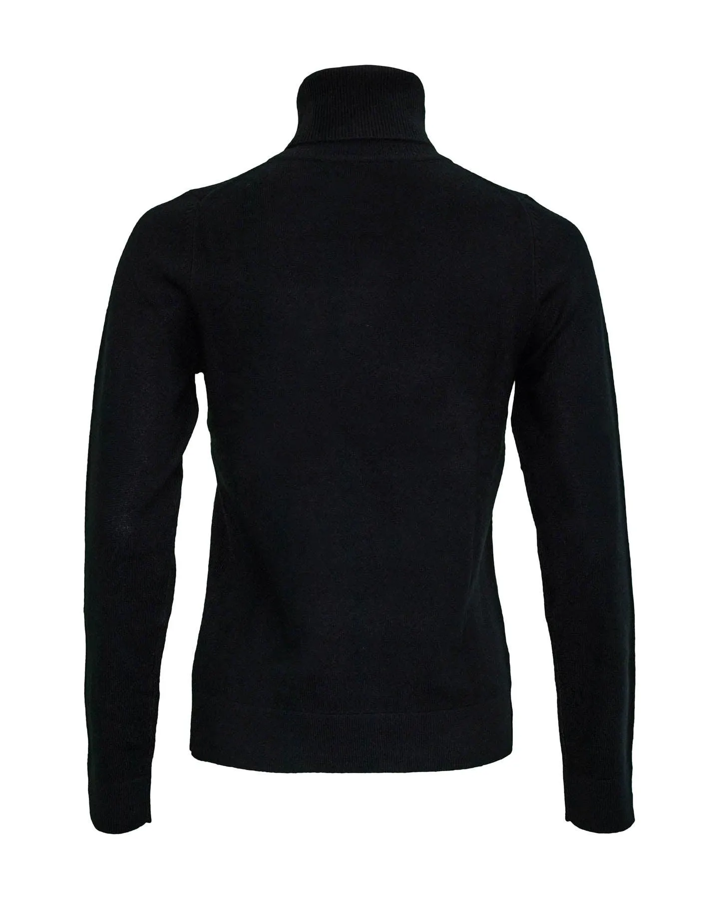 Turtleneck Organic Cashmere Sweater Black