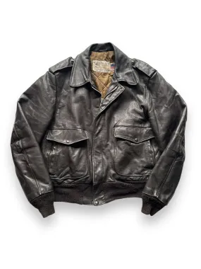 Vintage Schott IS 674 Leather Flight Jacket SZ 42